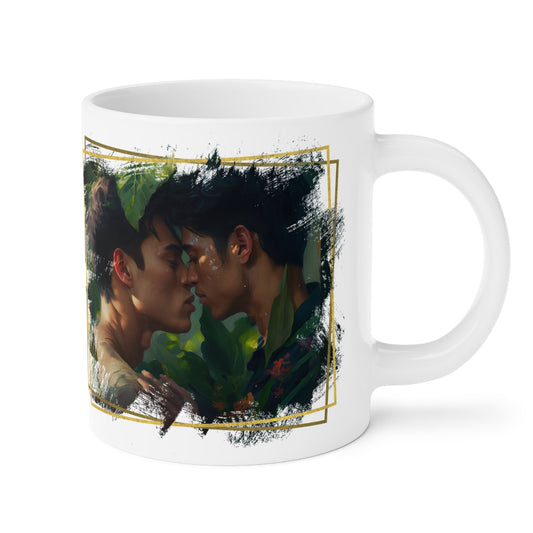 Adam & Steve: In Oil Painting Style | Ceramic Mug (Large)