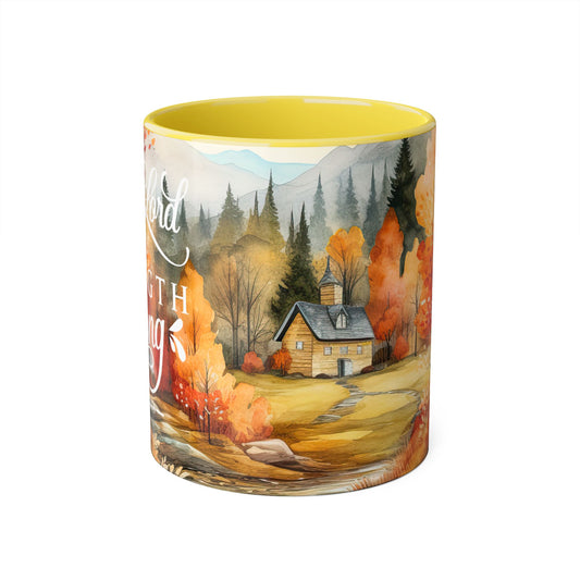 Autumn Passage - The Lord Is My Strength | Accent Mug (Small).