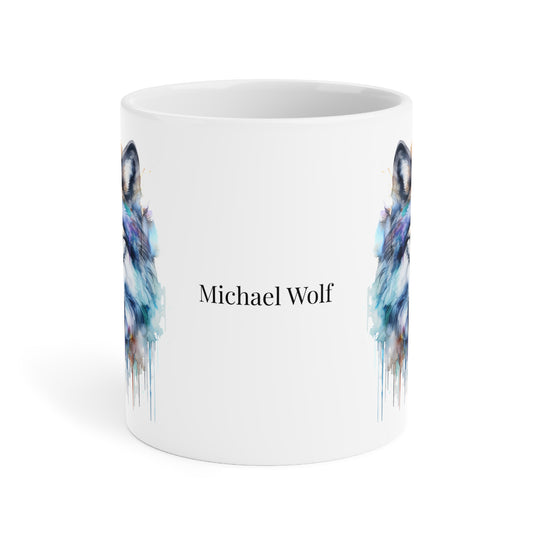 Wolf: Personalize It! - Your Name, Your Font | Ceramic Mug (Small/Medium/Large)