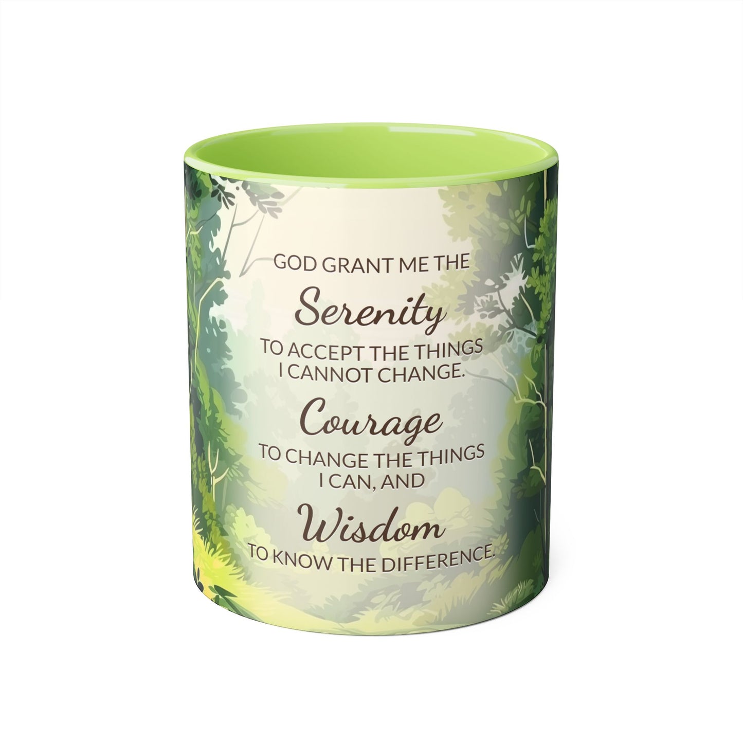 Serenity Forest | Accent Mug (Small) (Light Green).