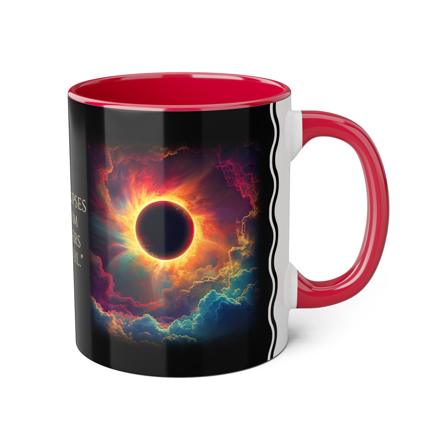 In Tenebris Solis | Accent Mug (Small) (Black/Navy Blue/Red/Yellow).