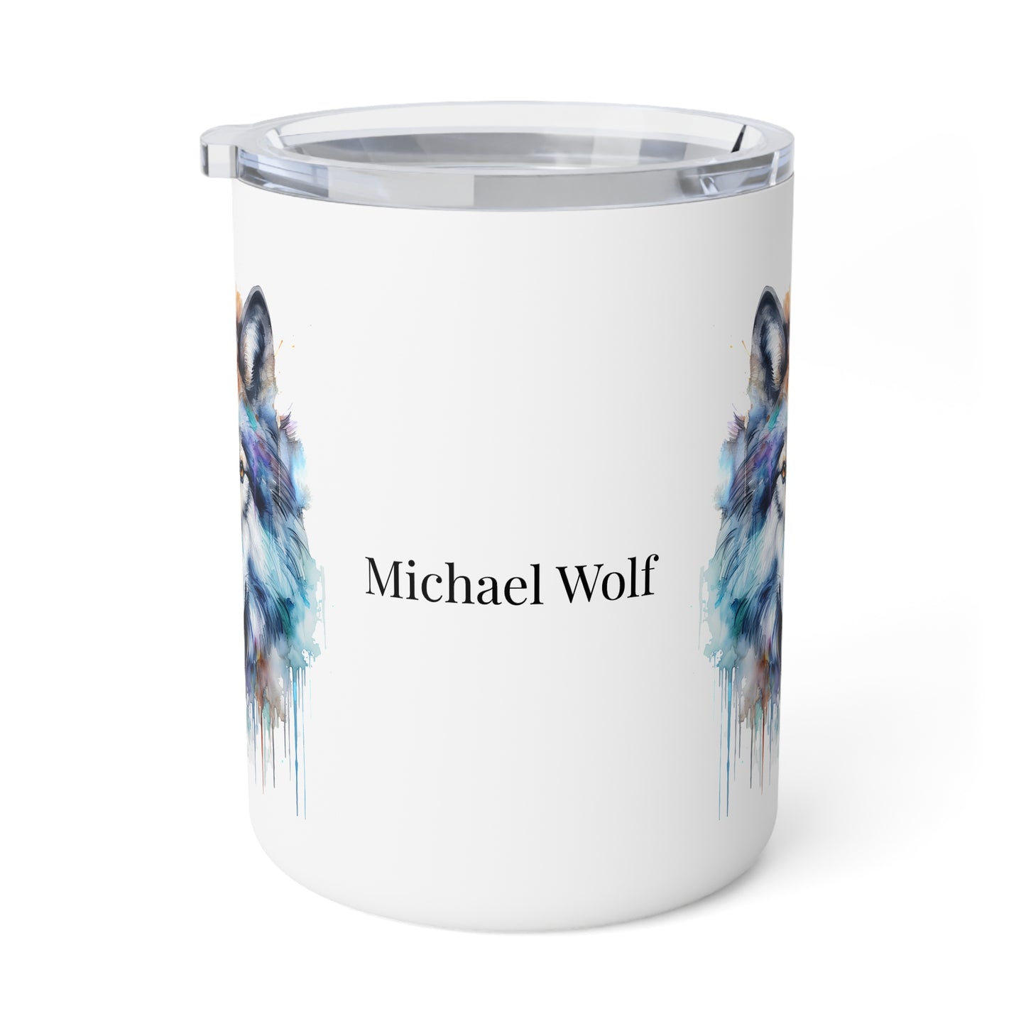 Wolf: Personalize it! - Your Name, Your Font | Insulated Coffee Mug