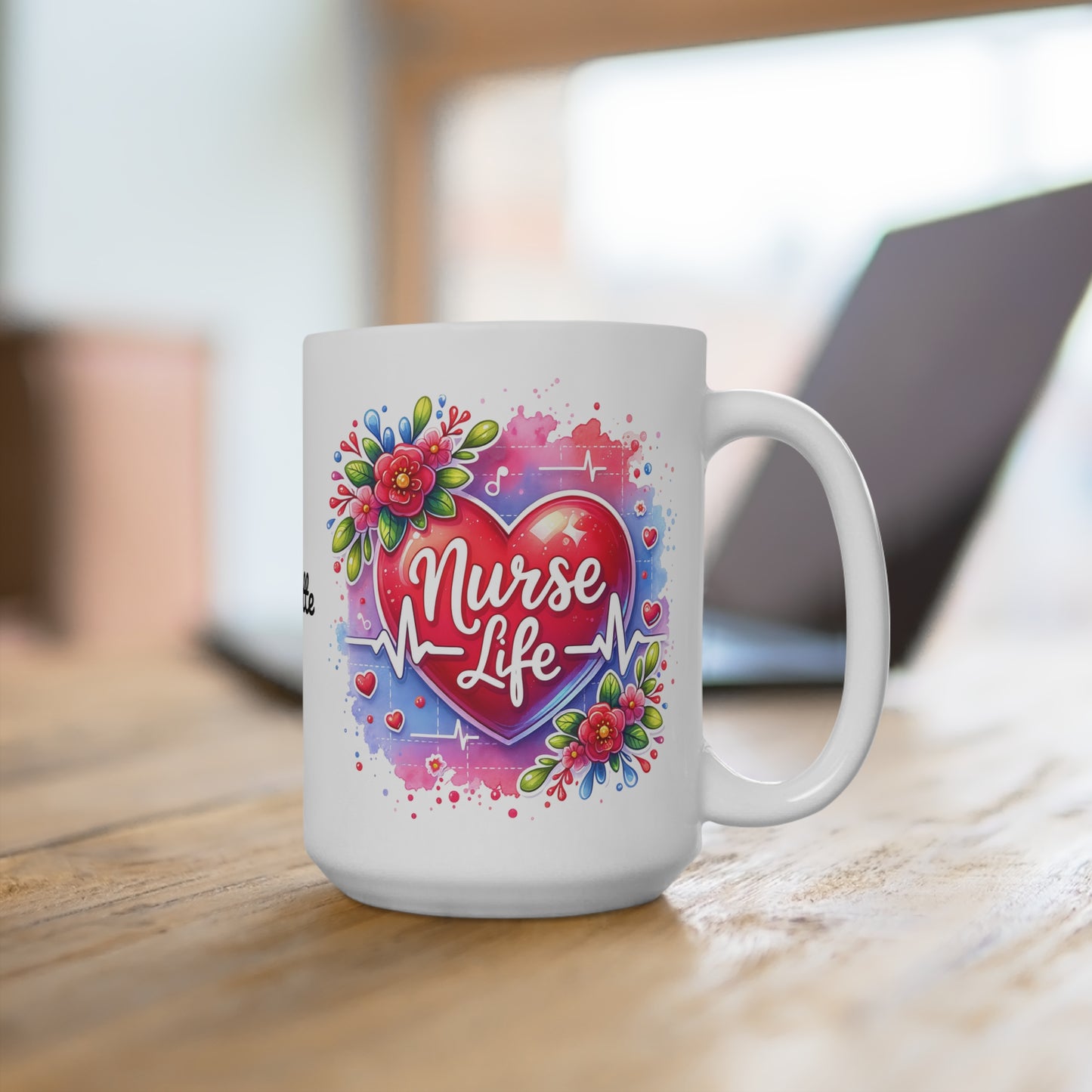 Nurse Life: Personalize It! Your Name | Ceramic Mug (Medium)