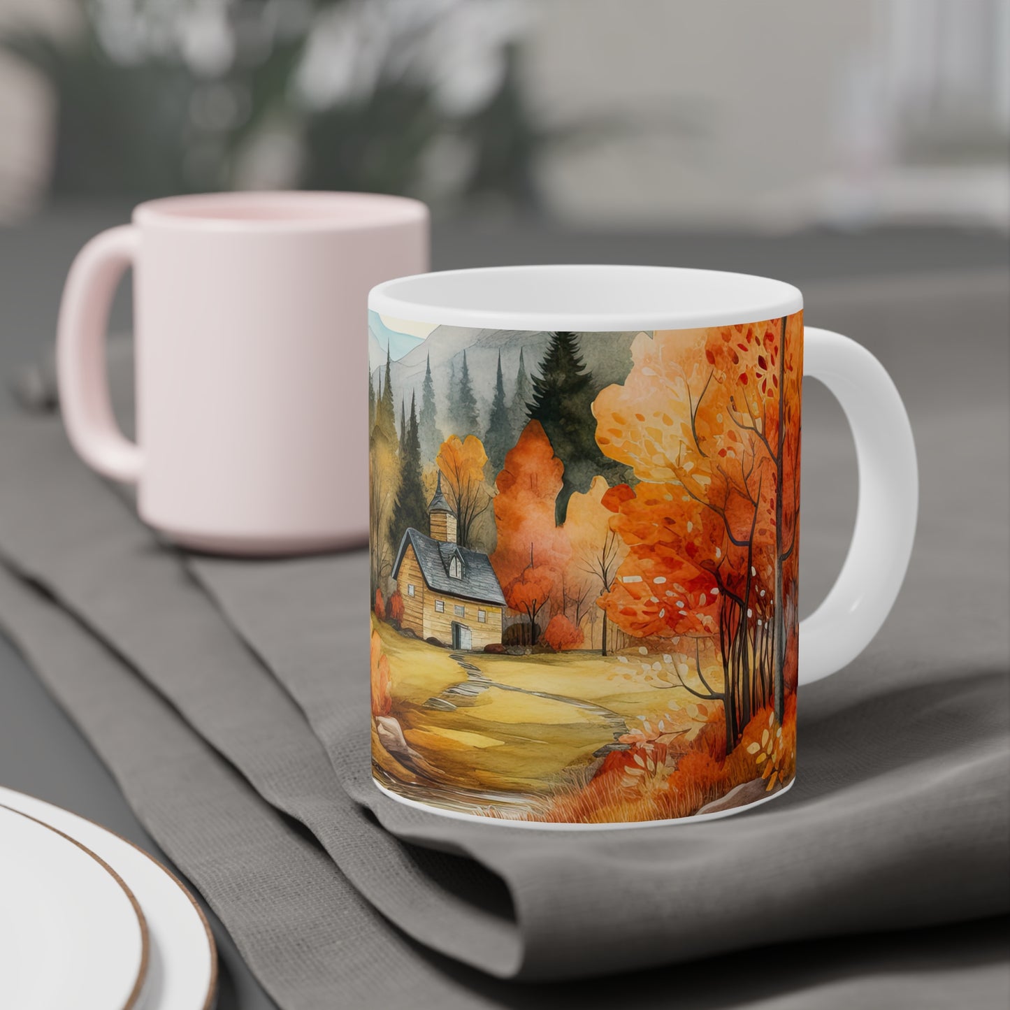 Autumn Passage: The Lord Is My Strength | Ceramic Mug (Small/Medium/Large).