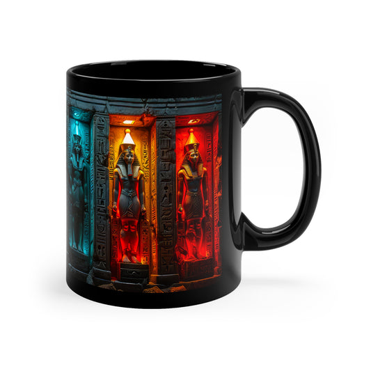 The Seven Pharaohs | Black Mug (Small)