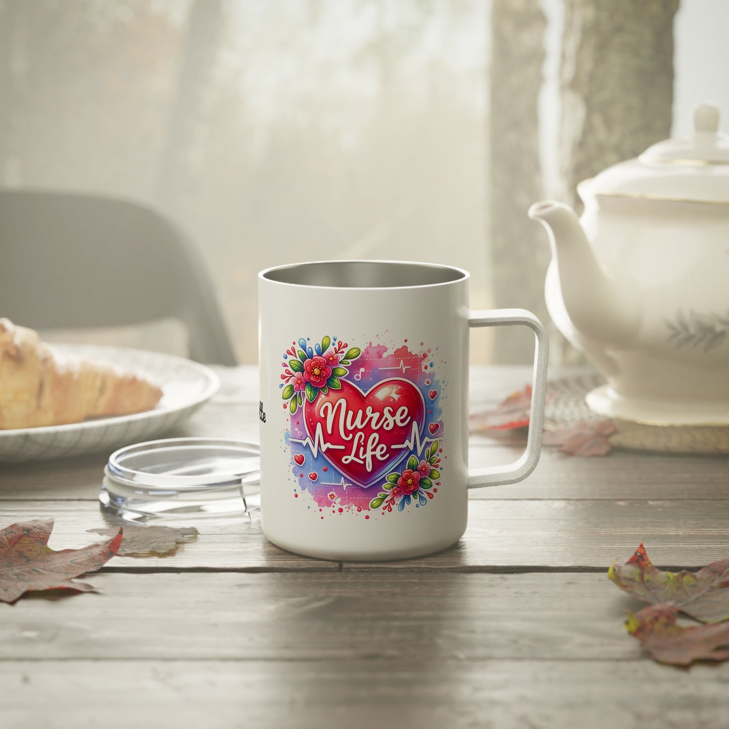 Nurse Life: Personalize It! Your Name | Insulated Coffee Mug