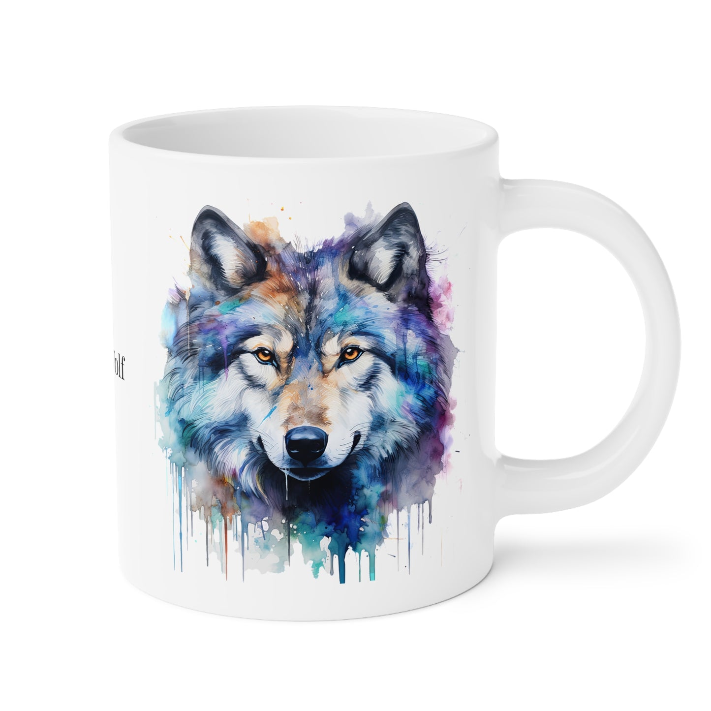 Wolf: Personalize It! - Your Name, Your Font | Ceramic Mug (Small/Medium/Large)