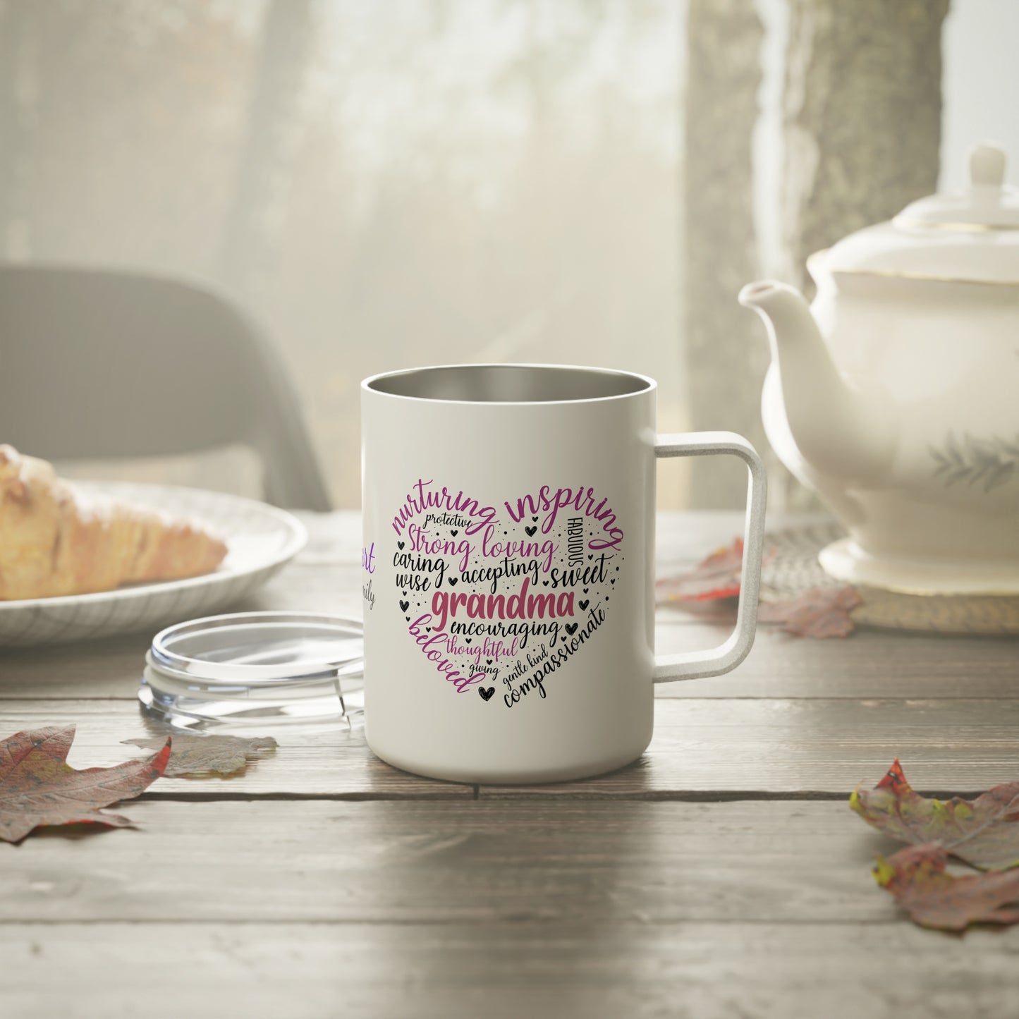 Grandma's Heart of Love | Insulated Coffee Mug