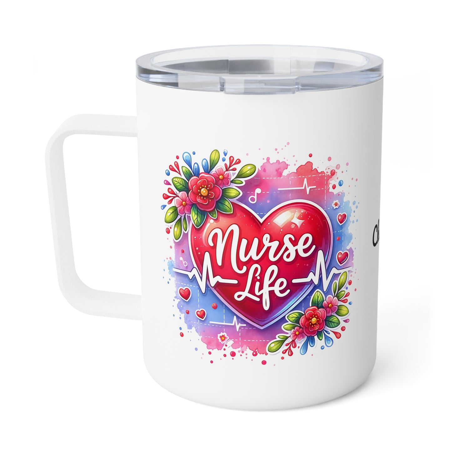 Nurse Life: Personalize It! Your Name | Insulated Coffee Mug