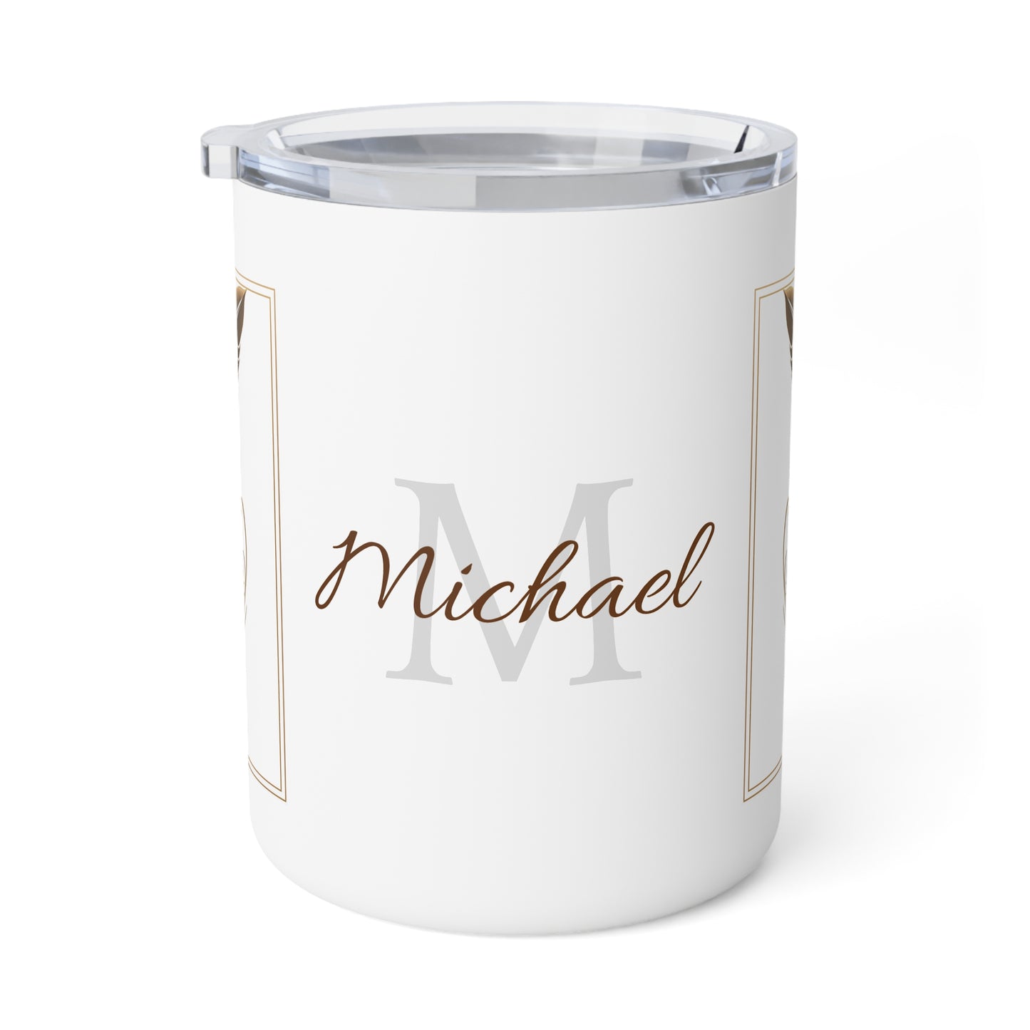 Golden Feather · Personalize It! Your Name | Insulated Coffee Mug