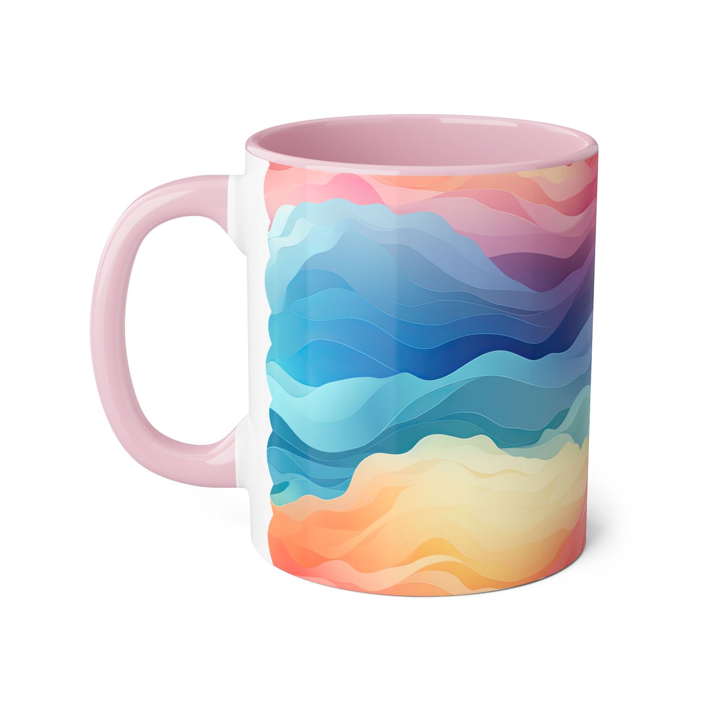 Colors of the Wind · Personalize It! Your Name | Accent Mug (Small) (Pink/Red).