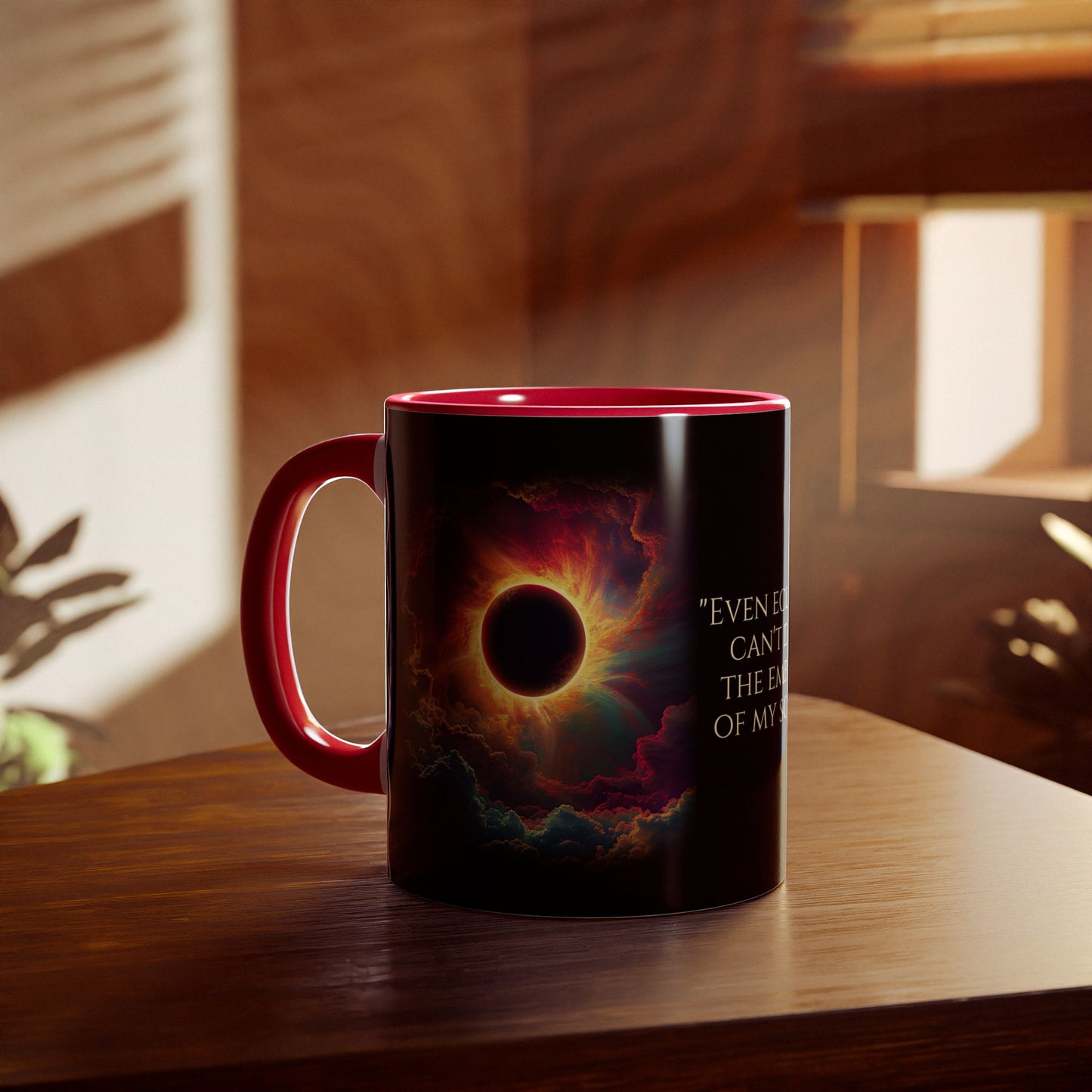 In Tenebris Solis | Accent Mug (Small) (Black/Navy Blue/Red/Yellow).