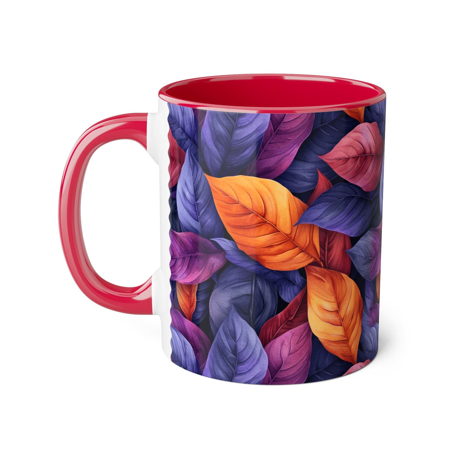 Folia Purpura, Accent Mug (Small) (Black/Blue/Pink/Red)