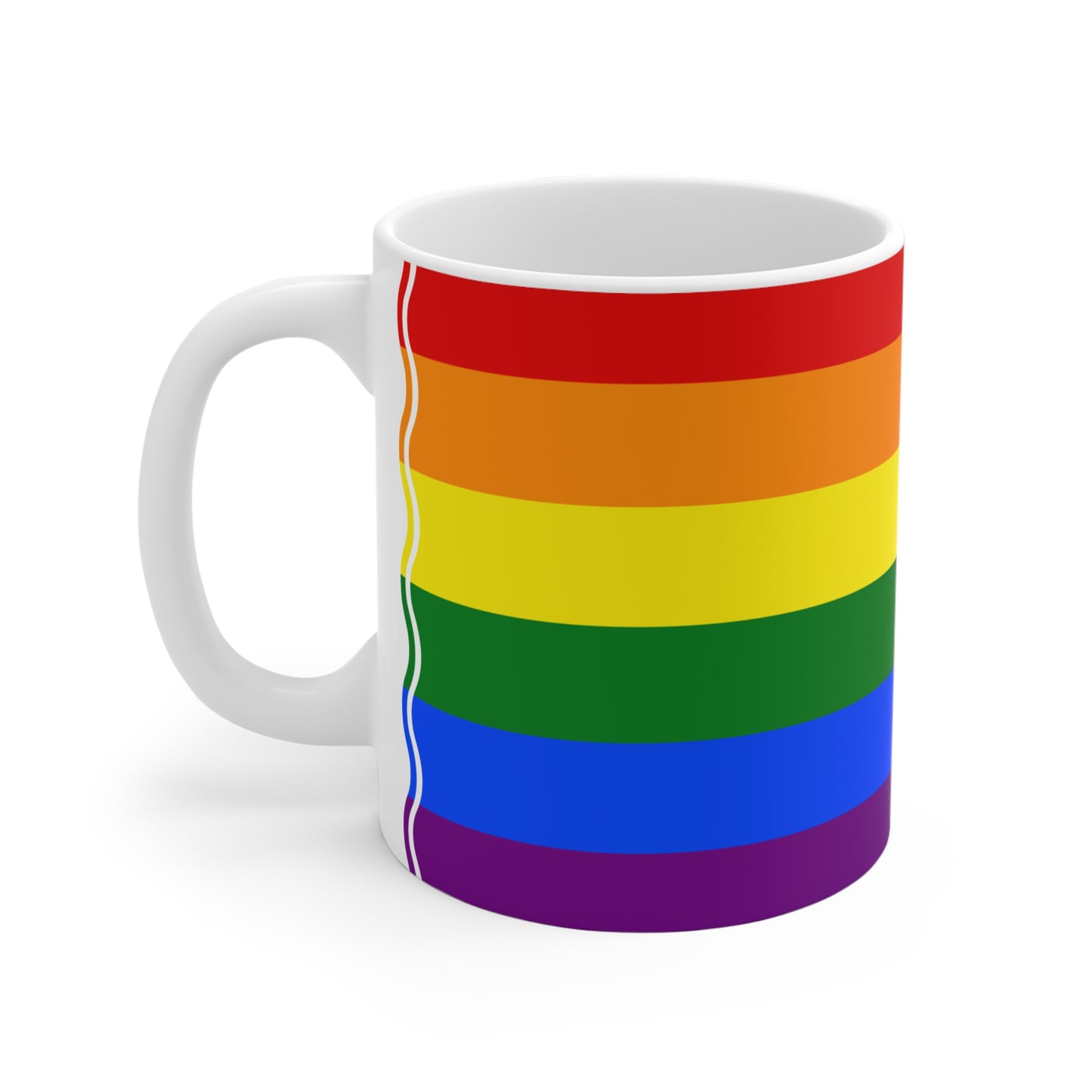 Rainbow Flag Colors | Ceramic Mug (Small/Large)