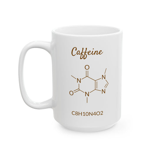 Caffeine Molecule | Ceramic Mug (Small/Medium)