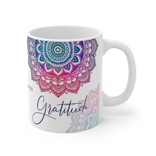 Gratitude Mandala | Ceramic Mug (Small)