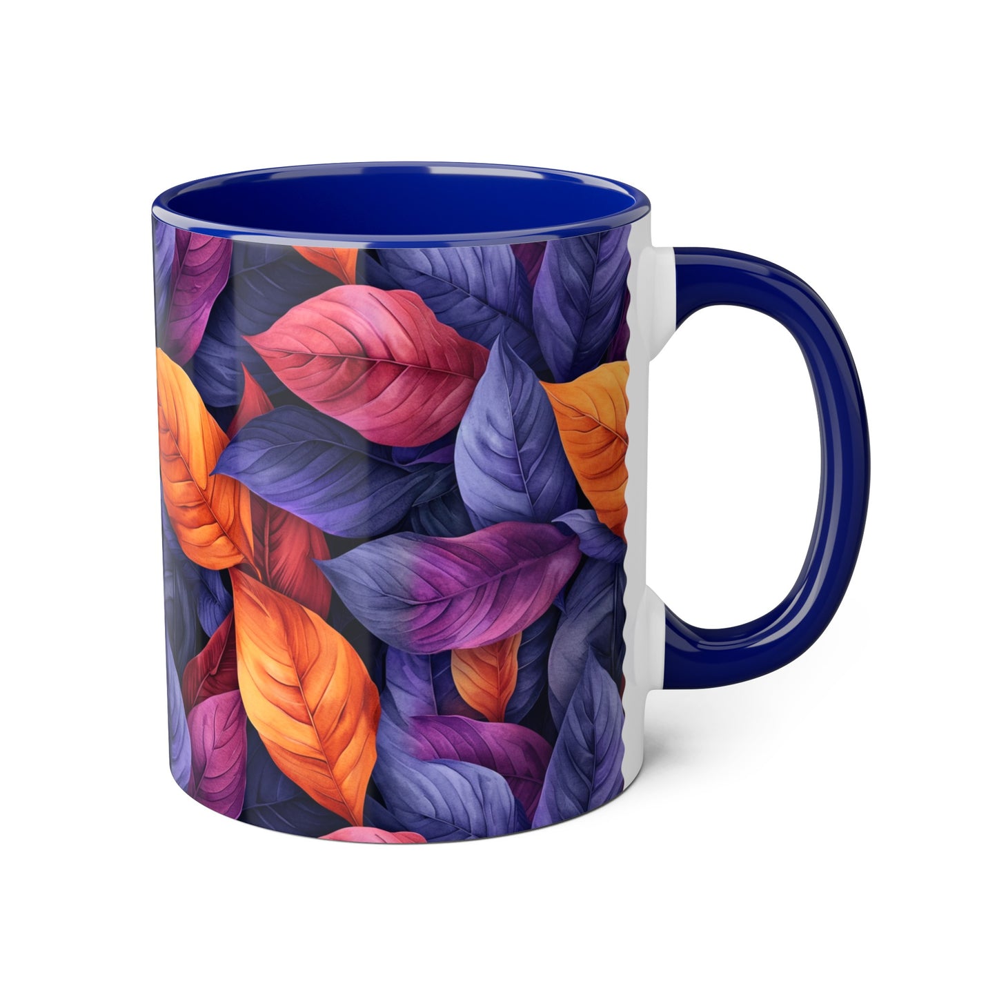 Folia Purpura, Accent Mug (Small) (Black/Blue/Pink/Red)