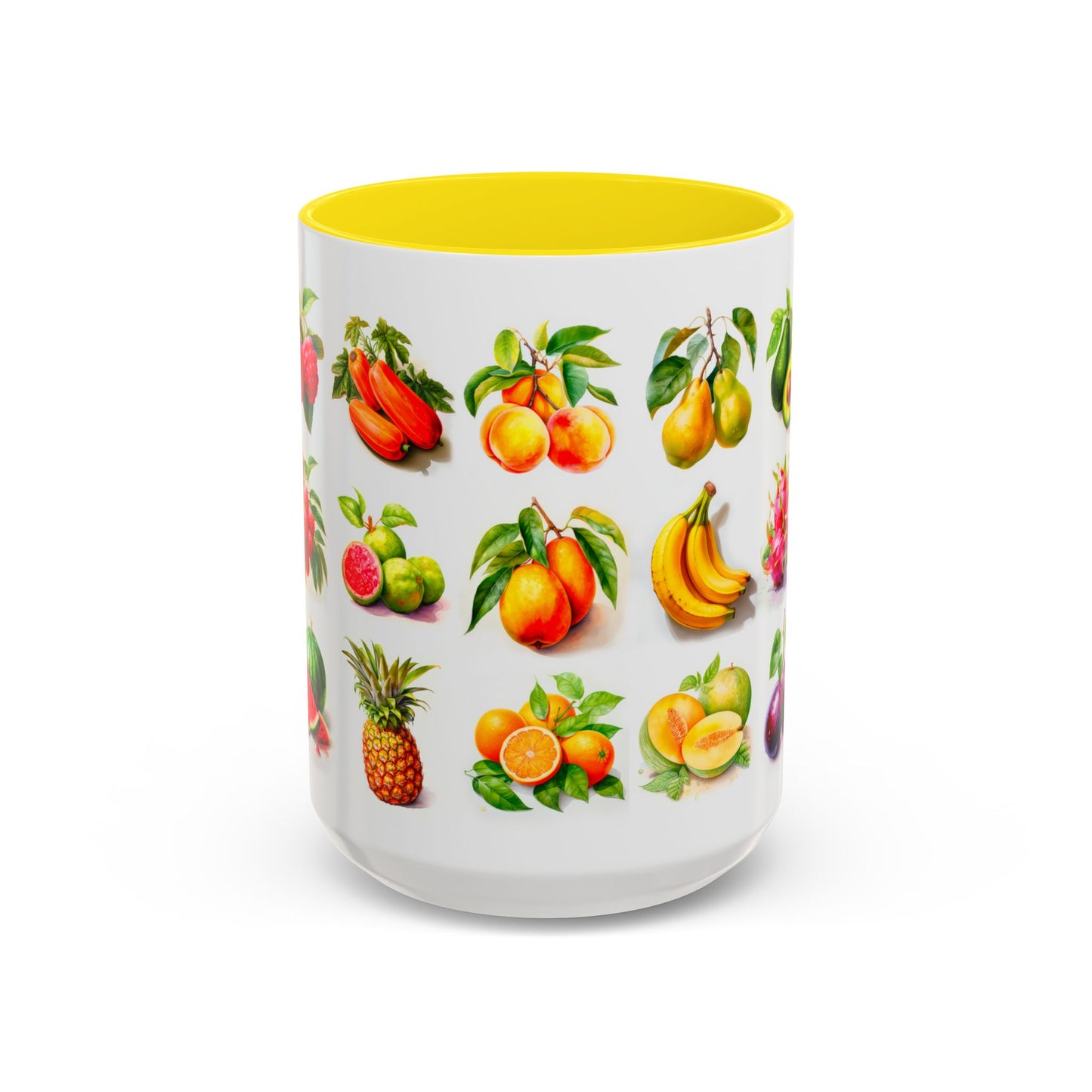 Fruits of the Earth | Accent Mug (Medium) (Red/Yellow)