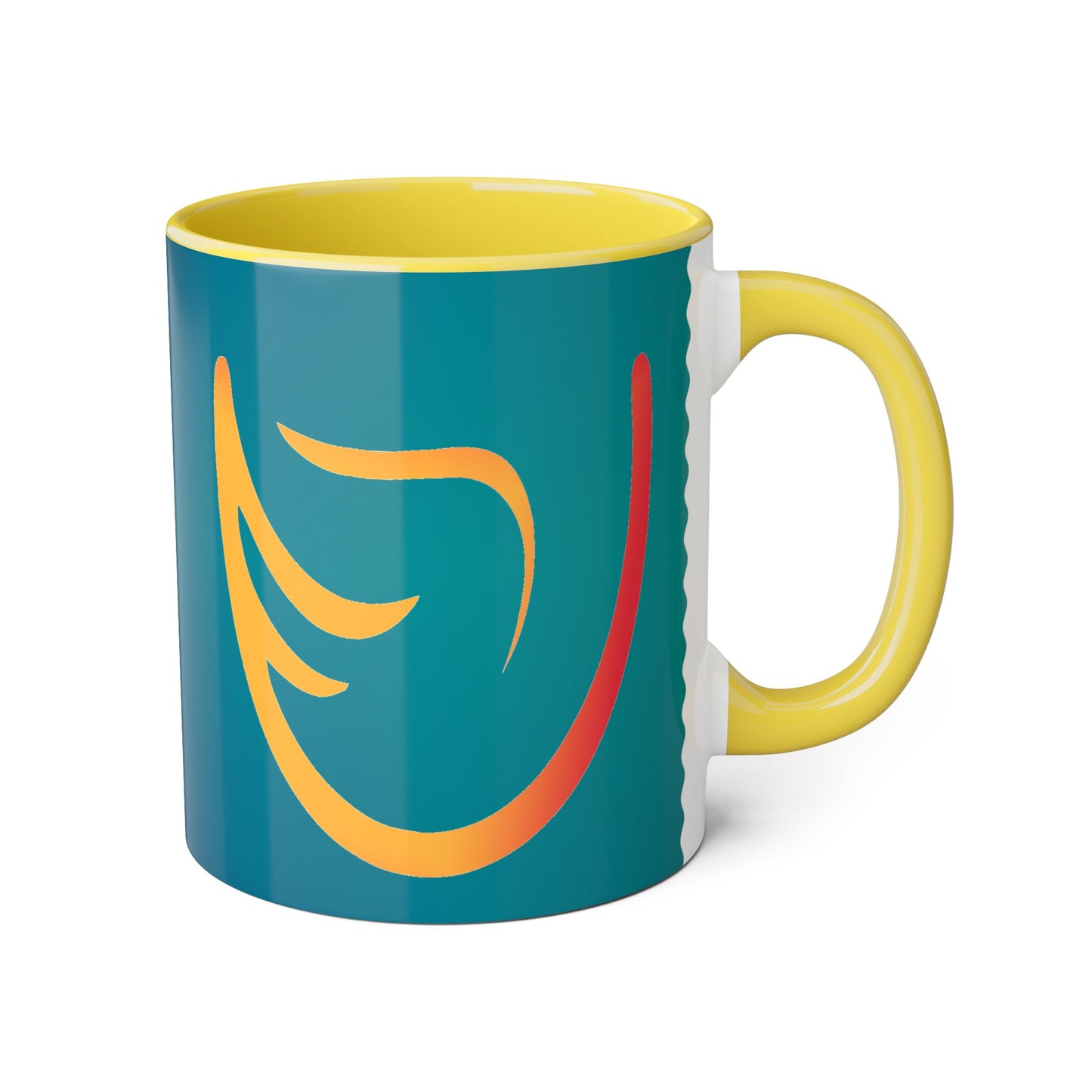 Gomug, Accent Mug (Small) (Red/Yellow)