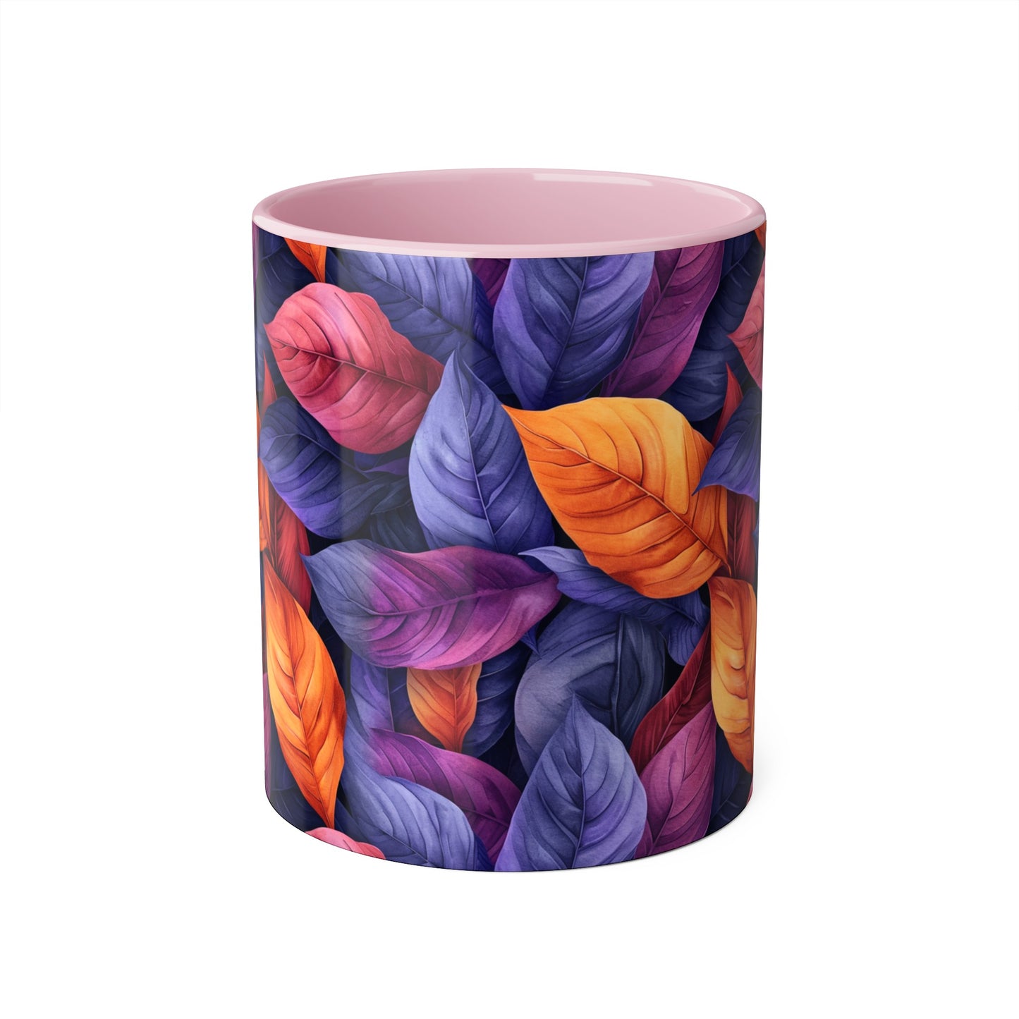 Folia Purpura, Accent Mug (Small) (Black/Blue/Pink/Red)