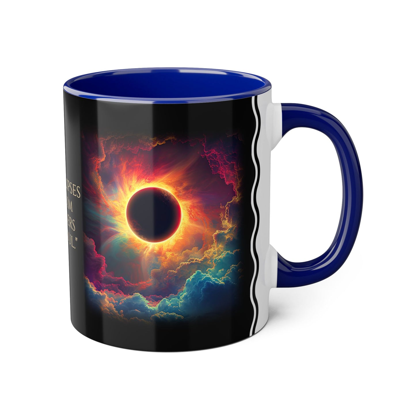 In Tenebris Solis | Accent Mug (Small) (Black/Navy Blue/Red/Yellow).