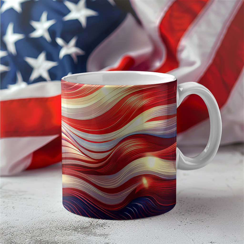 Americana: Personalize It! Your Name | Ceramic Mug (Large)